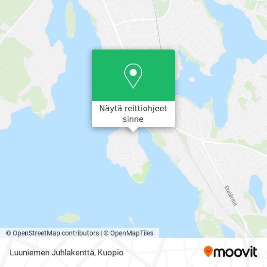 Luuniemen Juhlakenttä kartta