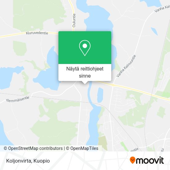 Koljonvirta kartta