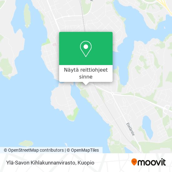 Ylä-Savon Kihlakunnanvirasto kartta
