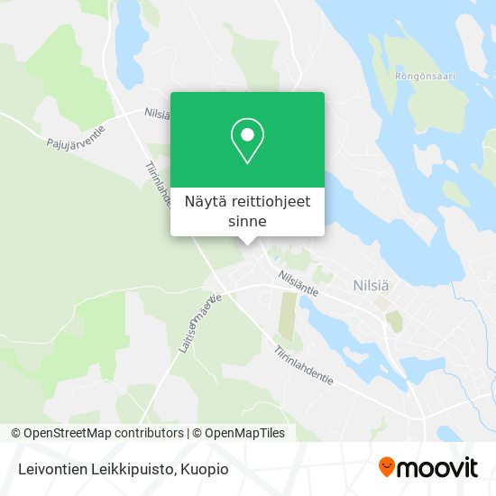 Leivontien Leikkipuisto kartta