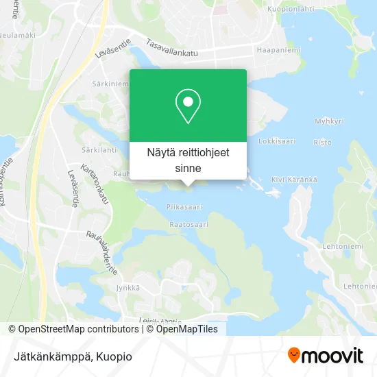 Jätkänkämppä kartta