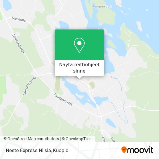 Neste Express Nilsiä kartta