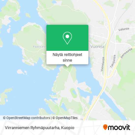 Virranniemen Ryhmäpuutarha kartta