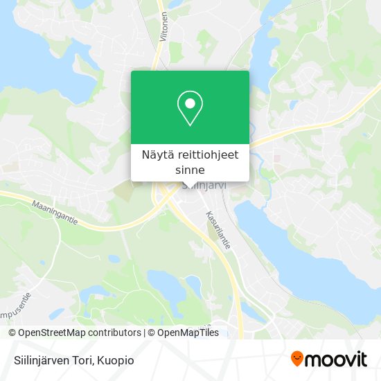 Siilinjärven Tori kartta
