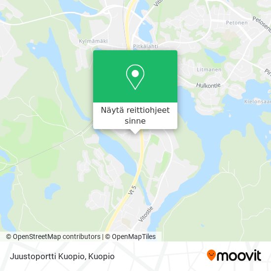 Juustoportti Kuopio kartta