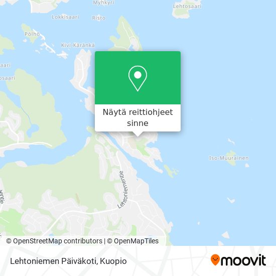 Lehtoniemen Päiväkoti kartta