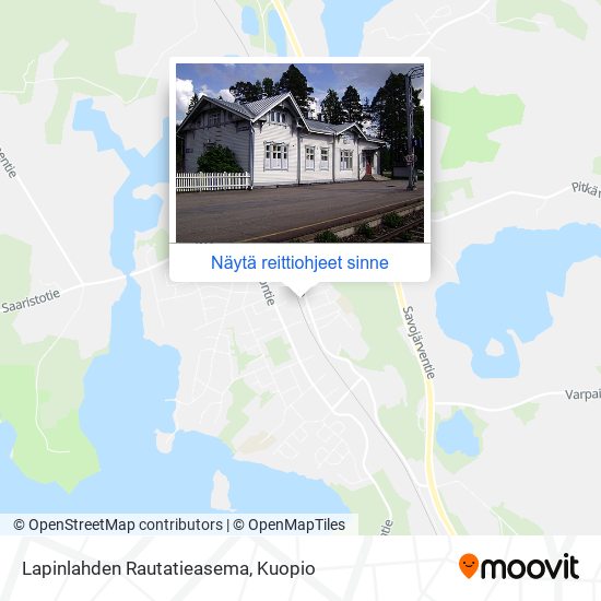 Lapinlahden Rautatieasema kartta