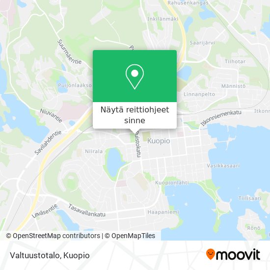 Kuinka päästä kohteeseen Valtuustotalo paikassa Kuopio kulkuvälineellä  Bussi?