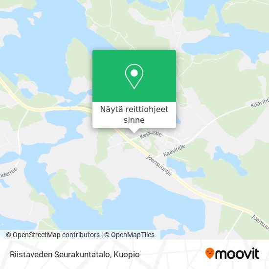Riistaveden Seurakuntatalo kartta