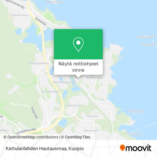 Kettulanlahden Hautausmaa kartta