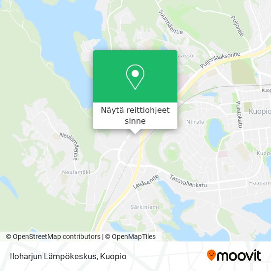 Iloharjun Lämpökeskus kartta