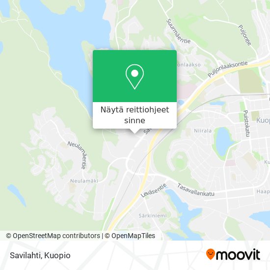 Savilahti kartta