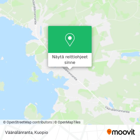 Väänälänranta kartta