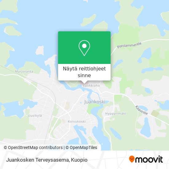 Kuinka päästä kohteeseen Juankosken Terveysasema paikassa Juankoski  kulkuvälineellä Bussi?