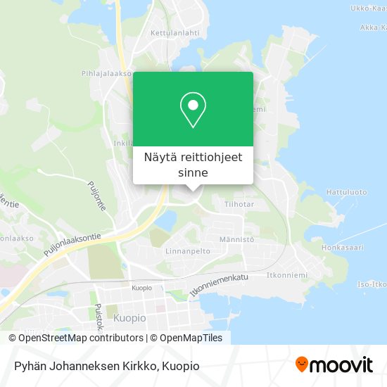 Pyhän Johanneksen Kirkko kartta