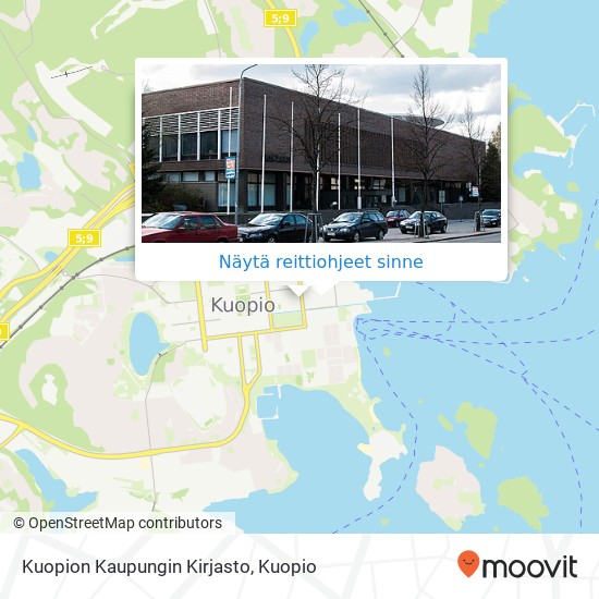 Kuopion Kaupungin Kirjasto kartta