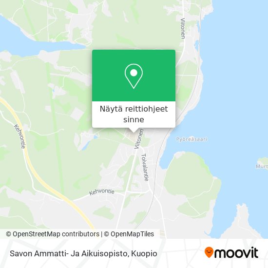 Savon Ammatti- Ja Aikuisopisto kartta