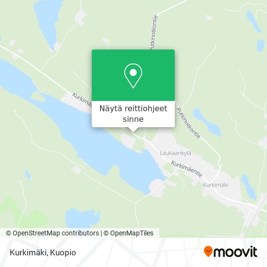 Kurkimäki kartta