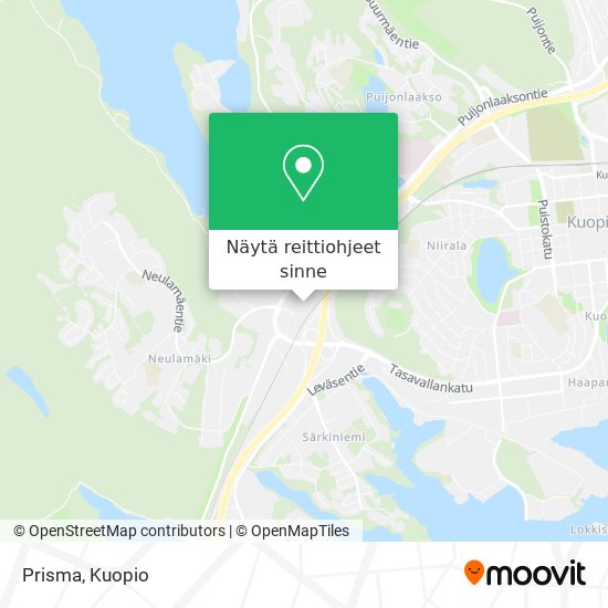Kuinka päästä kohteeseen Prisma paikassa Kuopio kulkuvälineellä Bussi?