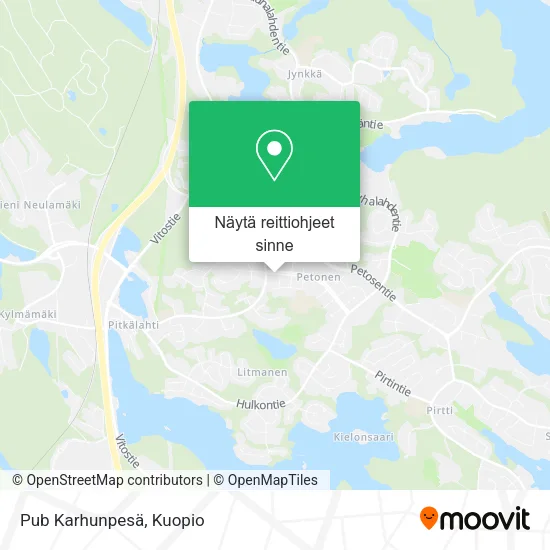 Pub Karhunpesä kartta