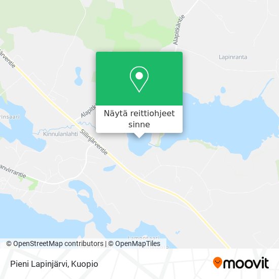 Pieni Lapinjärvi kartta