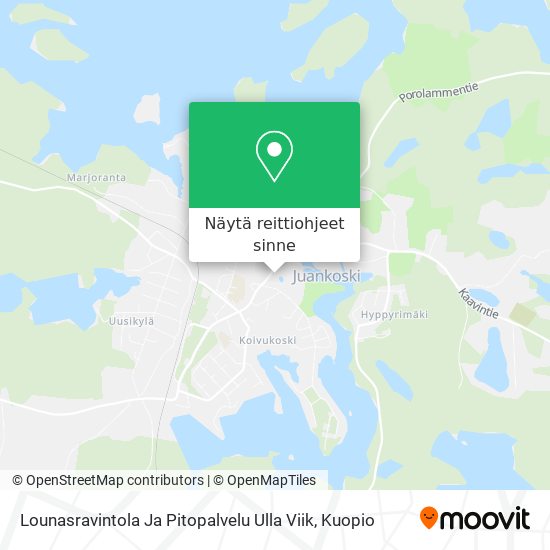 Lounasravintola Ja Pitopalvelu Ulla Viik kartta