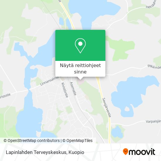Lapinlahden Terveyskeskus kartta