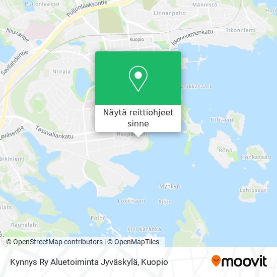 Kynnys Ry Aluetoiminta Jyväskylä kartta