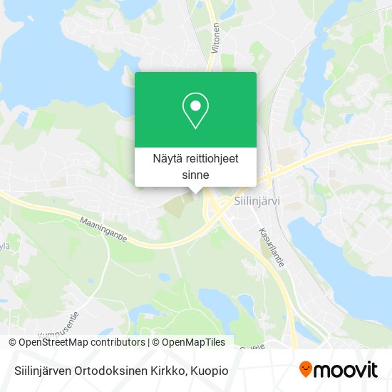 Siilinjärven Ortodoksinen Kirkko kartta