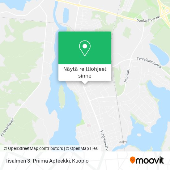Iisalmen 3. Priima Apteekki kartta