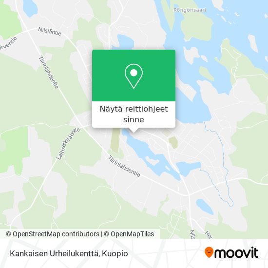 Kankaisen Urheilukenttä kartta