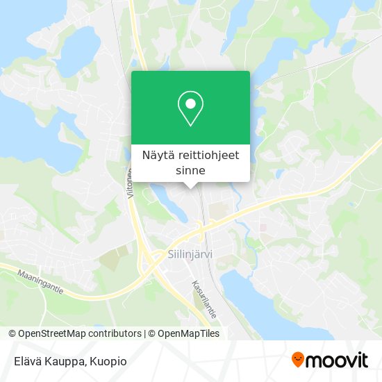 Elävä Kauppa kartta