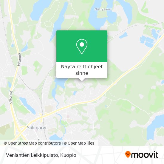 Venlantien Leikkipuisto kartta