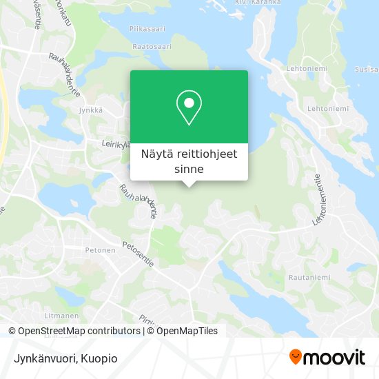 Jynkänvuori kartta