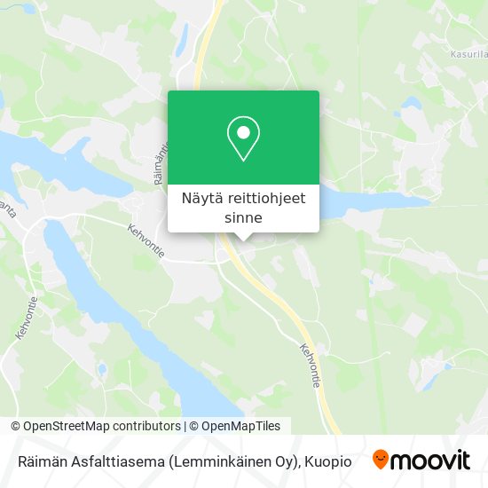 Räimän Asfalttiasema (Lemminkäinen Oy) kartta