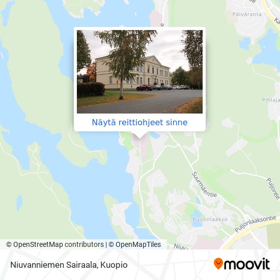 Niuvanniemen Sairaala kartta