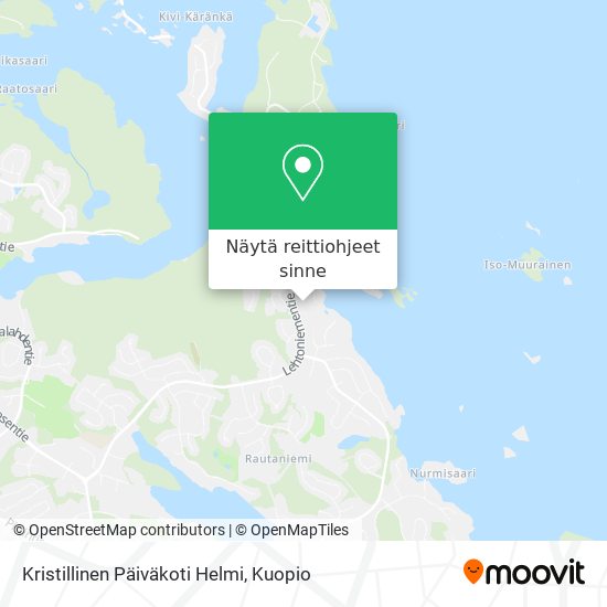 Kuinka päästä kohteeseen Kristillinen Päiväkoti Helmi paikassa Kuopio  kulkuvälineellä Bussi?