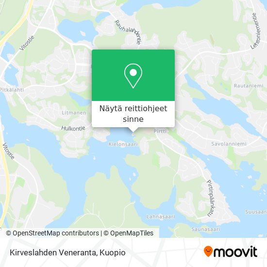 Kirveslahden Veneranta kartta