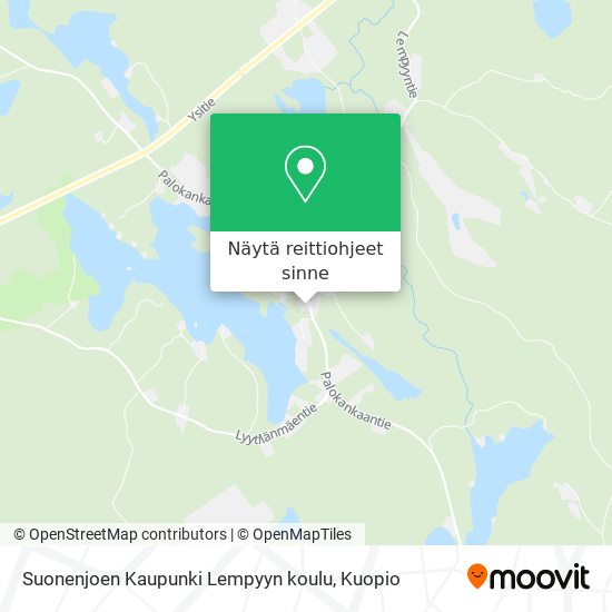 Suonenjoen Kaupunki Lempyyn koulu kartta