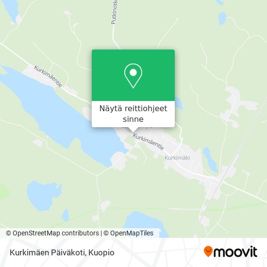 Kurkimäen Päiväkoti kartta