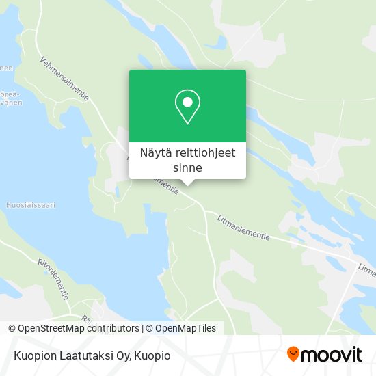 Kuopion Laatutaksi Oy kartta