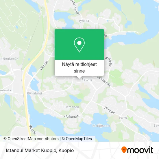 Istanbul Market Kuopio kartta