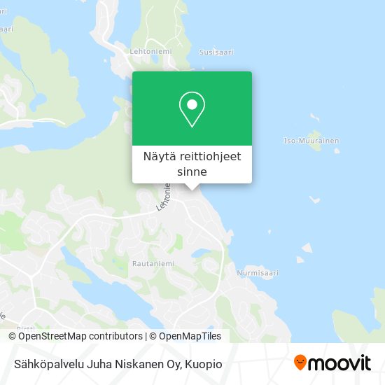 Sähköpalvelu Juha Niskanen Oy kartta