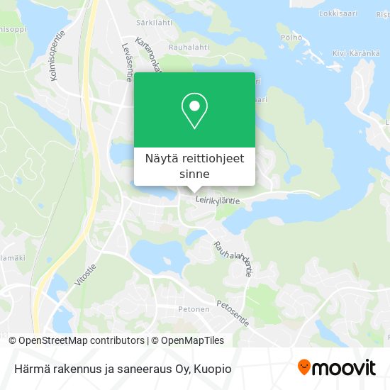 Härmä rakennus ja saneeraus Oy kartta