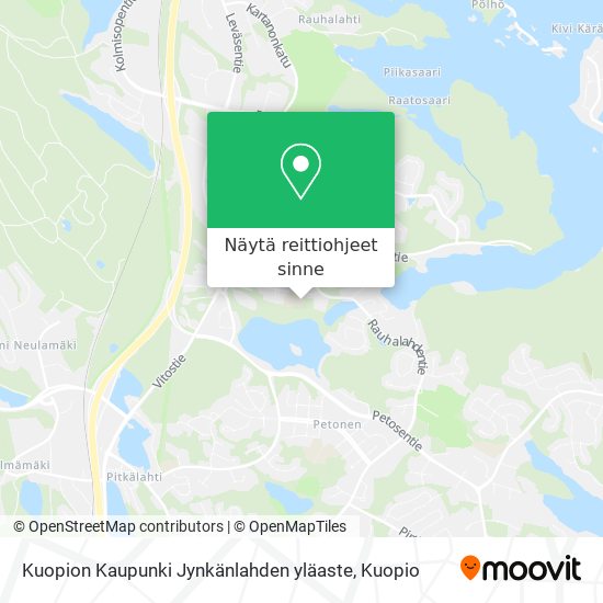 Kuopion Kaupunki Jynkänlahden yläaste kartta
