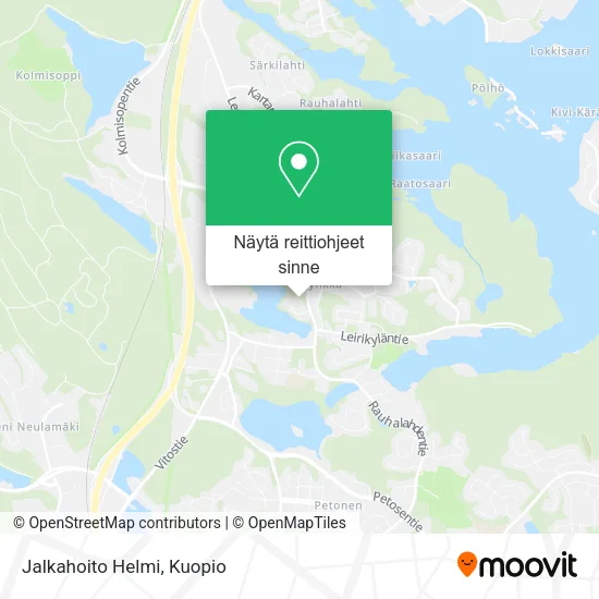 Jalkahoito Helmi kartta