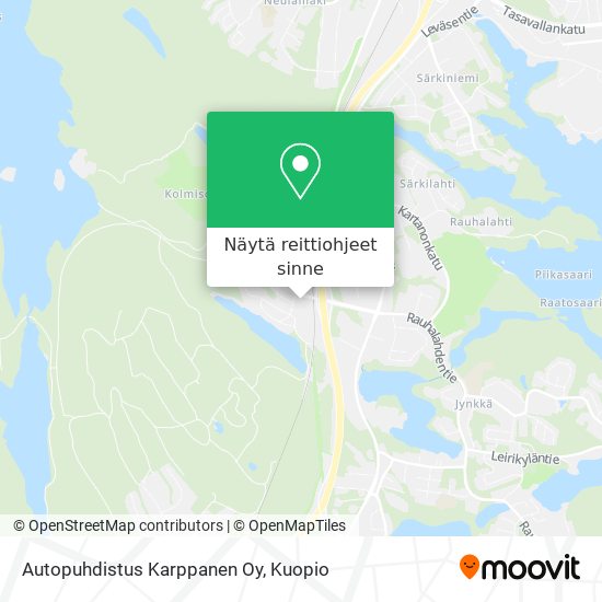 Autopuhdistus Karppanen Oy kartta