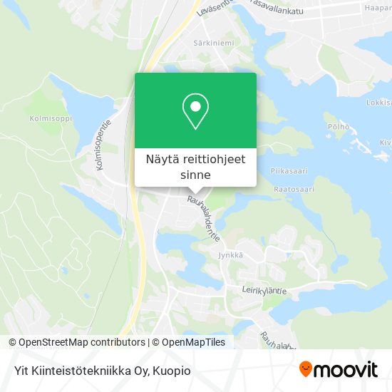 Yit Kiinteistötekniikka Oy kartta