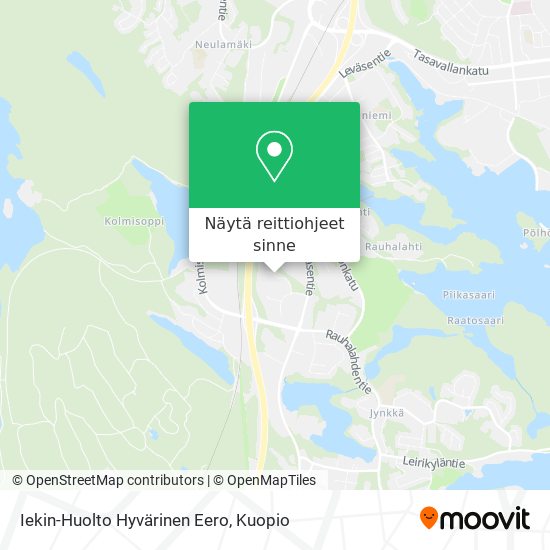 Iekin-Huolto Hyvärinen Eero kartta