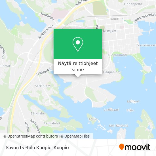 Kuinka päästä kohteeseen Savon Lvi-talo Kuopio kulkuvälineellä Bussi?